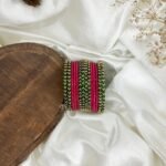 Glass Bangles - Half Moon & Plain Round