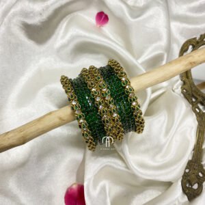 All Colour - Lotus Bangles - Green, 2.8