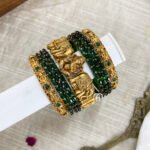 Ganesha And Elephant bangles (Green)