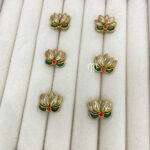 Lotus Patches - Golden and Green