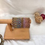 Kundan Bangles - Moon With Square (All Colours)