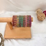 Kundan Bangles - Mixed Design Bangles