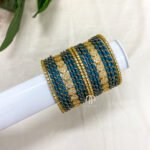 Diamond Replica Bangles - Krishna Blue