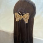 Butterfly Center Clip  - Neutral Shade