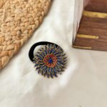 Two Layer Blossom - Red and Royal Blue