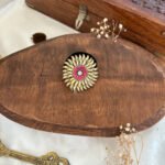 Two Layer Blossom - White and Rani Pink