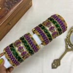 Ashta Lakshmi With Lotus 2.0 - Purple And Green