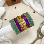 Camel Bangles - Sky Blue And Purple
