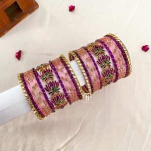 Lotus Simple Set - Baby Pink And Purple