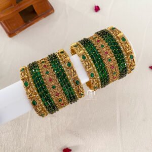 Double Side Mango With Lakshmi - Green