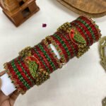 Peacock Style -  Green And Red