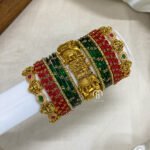 Sita Raman Bangles - Red And Green
