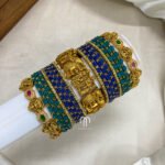 Sita Raman Bangles - Royal Blue And Peacock Green