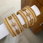 Lotus - Diamond Replica - White & Gold