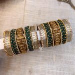 Raja Gopuram - Green & white