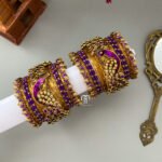 Peacock - Purple & Golden