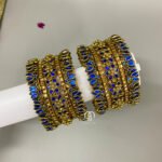 Kundan set - Royal blue & Golden