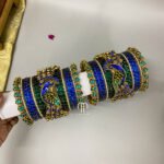 Peacock Style - Peacock Green And  Royal blue