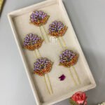 3D Blossom Upin - Lavender & Peach
