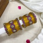 Crystal Floral - Purple & Yellow