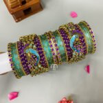 Peacock Style - Purple and Sky Blue
