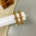 Flower Metal Bangles