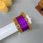 Rashmika Inspired Bangle set - Purple