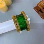 Rashmika Inspired Bangle set – Green