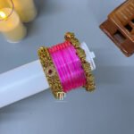 Rashmika Inspired Bangle set – Baby Pink
