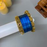 Rashmika Inspired Bangle set – Krishna Blue